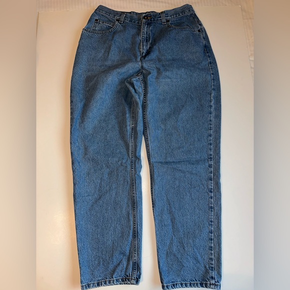 Liz Claiborne Classic Fit Women’s 12S Straight Leg Relaxed Cotton Mom Jeans NWOT - Picture 1 of 8